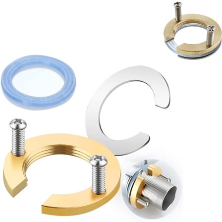 1 stk - Kranfeste - forhindrer løsning - installasjonsverktøy - gull 5 cm