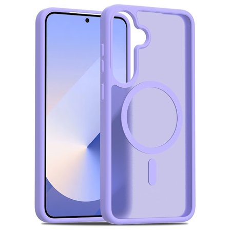 SKALO Samsung S25 Skin-touch Hybrid Skal - Lila