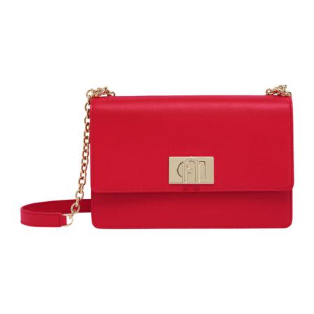 Furla, Cross Body Bags Rood, Dames, Maat:ONE Size,leer