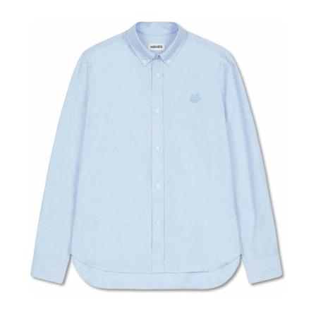 Kenzo - Skjortor - Blå - Herr - Storlek: Xs, Herr, Storlek: XS