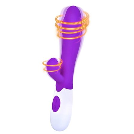 Vibrator - Kraftfull Kaninvibrator med 10 Frekvenser, Trådlös, Realistisk, Vattentät, Automatisk Vibrator för Kvinnor, Kroppsstimulator
