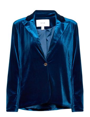 Vivelour L/S Blazer/Ka Blue Vila
