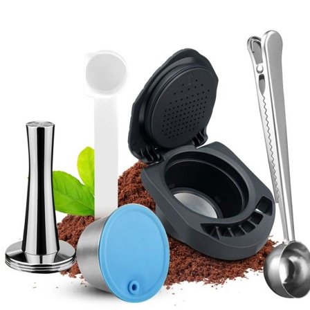 Uudelleentäytettävä sovitin Dolce Gusto kahvi kapselille Nescafe Uudelleenkäytettävä kapseli