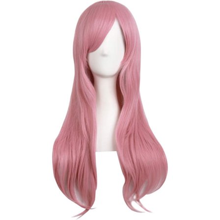 70cm/ 28 tum Lång Lockig Dam Curl Anime Kostym Peruker