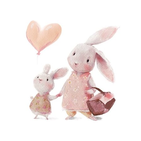 Seinätarrat Sarjakuva Rabbit Decals 4 4