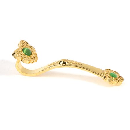 Golden Ruyi Present Fortune Smycken Smycken Feng Shui dekoration
