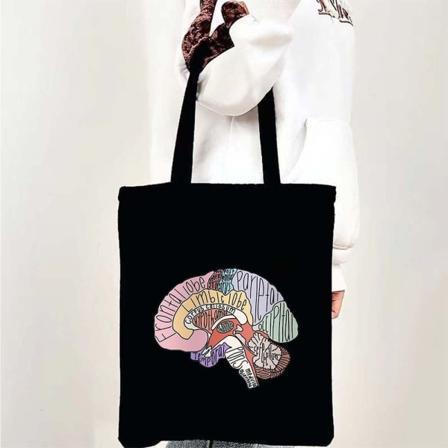 Medicin Hälsa Hjärta Hjärna Läkare Sjuksköterska Medicinsk Kors Blomstetoskop Män Kvinnor Axlar Duk Väskor Shopping Handväskor style 1