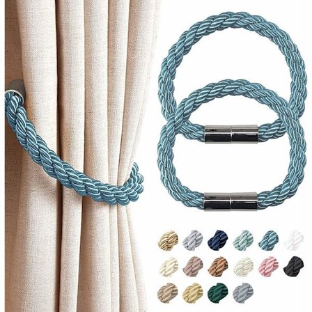 Flettet reb gardin slips - Sunny