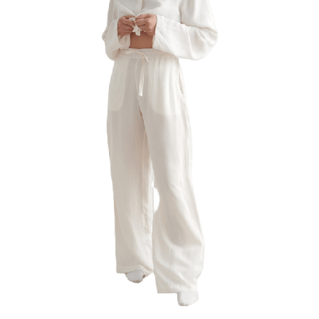aim'n White Pyjama Pants Sovkläder Dam Vit 36