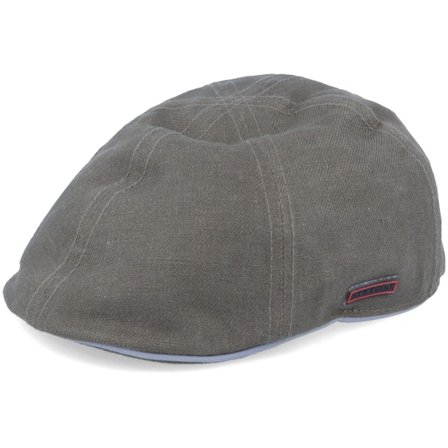 Stetson - Grøn flatcap Kasket - Texas Outdoor Olive Flat Cap @ Hatstore