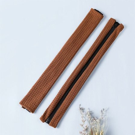 1 par lynlås armlænsbetræk stol armlænsbetræk LYS KAFFE