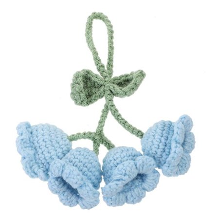 Heklet strikket Convallaria speilpynt bil speil hengende ornament veske dekor