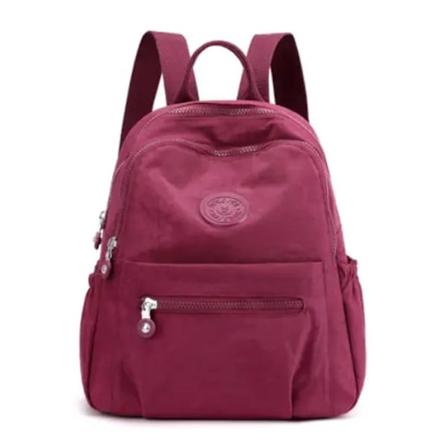 Skulderveske Mini Ryggsekk VINRØD Wine Red