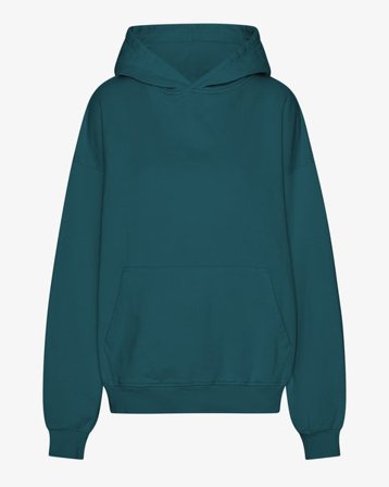 Organic Oversized Hood - Ocean Green - Female - XS