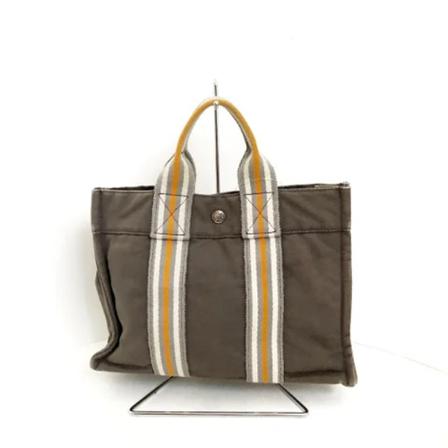 Hermès Vintage, Pre-owned Cotton totes Beige, Dames, Maat:ONE Size
