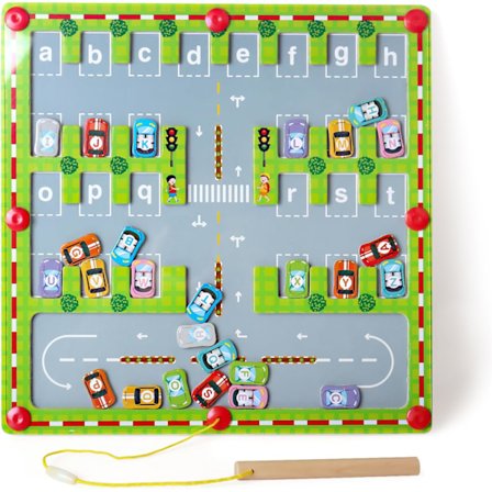 Magnetisk Labyrint Alfabet Lärleksaker, Montessori Leksaker för Pojkar och Flickor, Sensoriska Leksaker Finmotorik Pedagogiska Leksaker