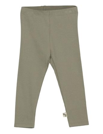Sgbaby Paula Rib Pattern Leggings Leggingsit Vihreä Soft Gallery