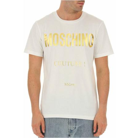 Moschino T-Shirt With Logo Hvid, Herre
