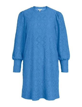 Objfeodora L/S Dress Div Blue Object