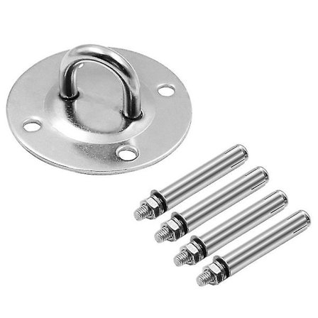 Premium Heavy Duty Swing Hangers 500kg Kapasitet Rustfritt Stål Takkroker Hengekøye Kroker For Henge Gyngestol Yoga Swing Boksesekk, Ind