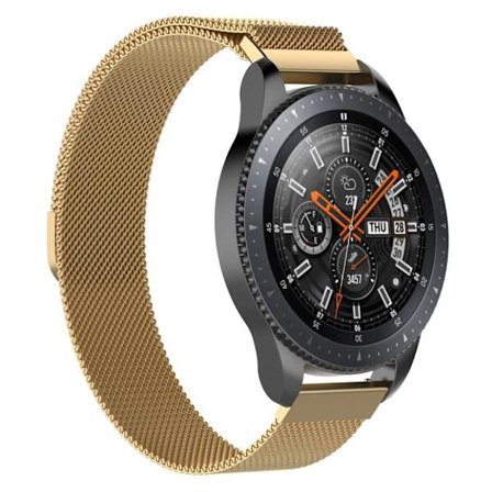 Samsung Galaxy Watch (46mm) lyxigt milanesiskt klockarmband - Guld
