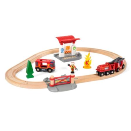 Brio 33815 Tågset Med Brandmanstema