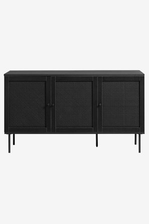 Håum - Sideboard Brooklyn 80 x 140 x 40 cm - Musta - Senkit & sivupöydät - - Homeroom