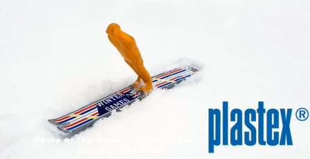 Winter Games Klassisk Retro Skihopper Gul