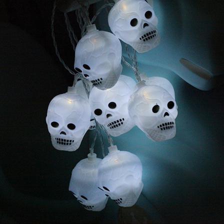 Halloween Led Skull Light Cosplay Party Utomhusdekor Prop