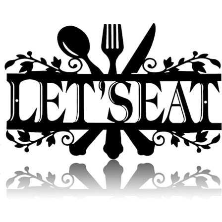 Køkken Metal Skilt, Køkken Skilt Vægsmykke Rustik Metal Køkken Dekoration Skilt, Mardi Gras Påske Rustik Landhus Dekoration Til Dit Hjem, Køkken Eller