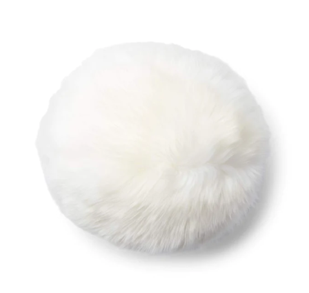 Natures Collection Pute New-Zealand Lammeull 30cm Ivory