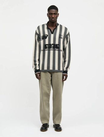 Mads Nørgaard Fancy Liam Football Knit - Grey - XL