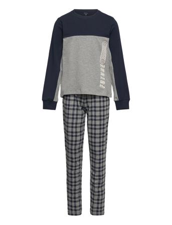 Nkmrisonne Night Set Pyjamas Sett Grå Name It*Betinget Tilbud