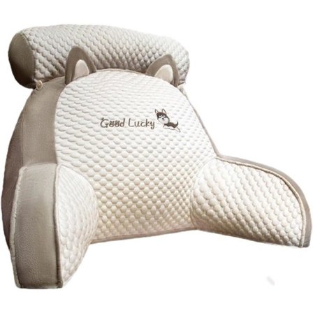 Läs Kudde med Armstöd, Ryggstöd, Läsplatta, Ländryggsstöd, Tvättbart Överdrag, 70x50x25cm, Tjock[YDE]