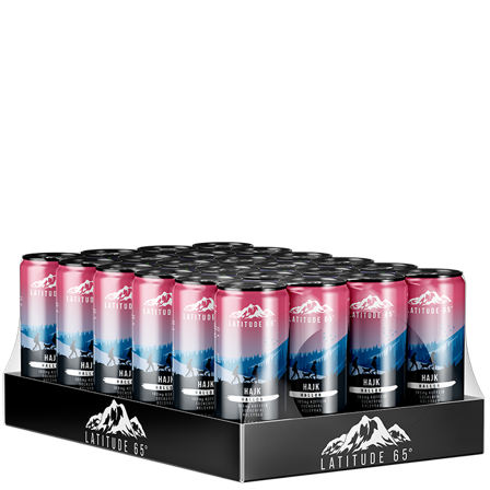 24 x Latitude 65 Energiajuoma 330 ml