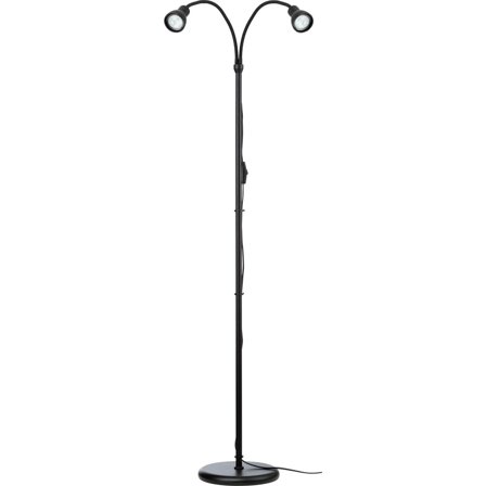 Elvita - Gulvlampe dubbel Lindesberg Svart