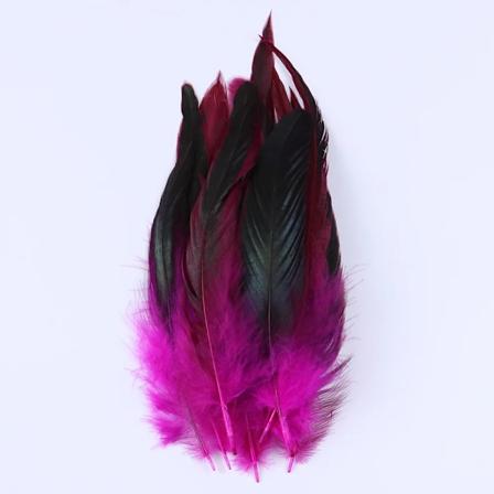 50/100 stk Naturlige Hanefjer 12-18cm/5-7inch Farverige Hane fjer til Håndværk Smykkefremstilling Tilbehør Fest Dekoration Rose 50pcs