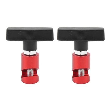 2 stk. Hætte Løfte Støtte Klemme Bil Bagklap Stiver Holder Fastholdelsesværktøj til Hatchbacks og Bagagerum Rød
