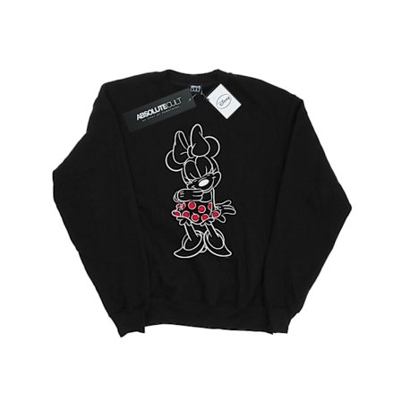 Disney Dam/Kvinnor Minnie Mouse Kontur Prickig Sweatshirt