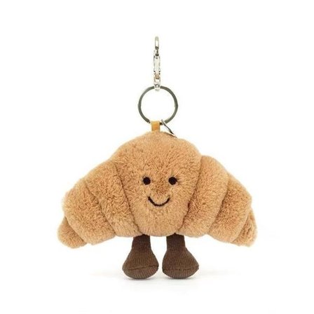 Jellycat Amuseables Croissant -pehmolelu, pieni 21,6 cm | Leivonnaispehmo | Hauska lahja