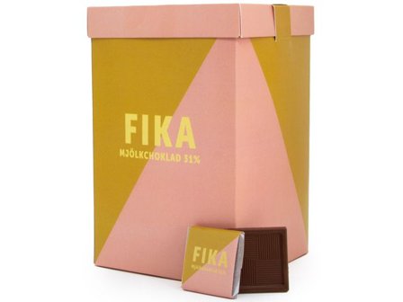 KARAMELLO Choklad Fika mjölk 31% 5g - Lyreco - Kök och servering - Ätbart - Godis och choklad