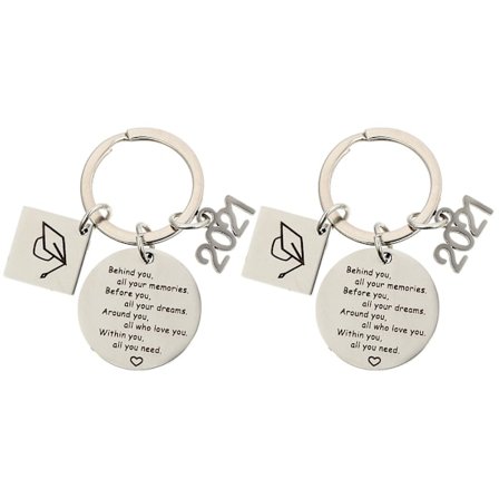 2 stk. Elegante Bilhængende Nøgleringe Nøglekæder Nøglevedhæng Nøgletilbehør Til Dekoration