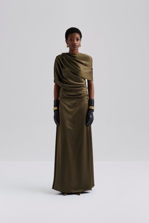 Malina - Cassia maxi dress - 38 - Olive