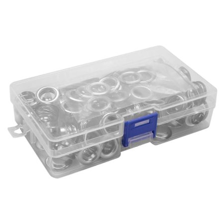 Öljettverktygssats, Öljettmonteringsverktyg 100 Set Öljetter (1/2 tum Diameter) Öljetter och Ö