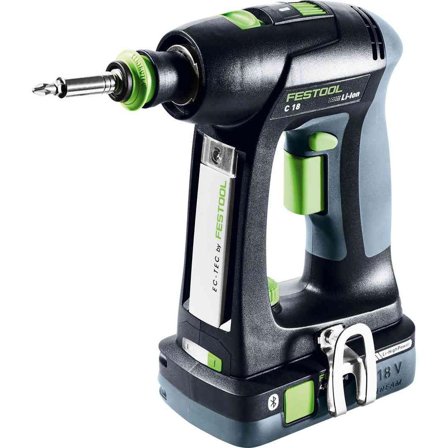 Festool C 18 HPC 4,0 I-Plus Skruvdragare med batteri och laddare, Maskiner