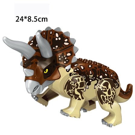 Triceratops byggeklodser store dinosaur tema legetøj velegnet til børns fødselsdagsgaver nytårsgaver