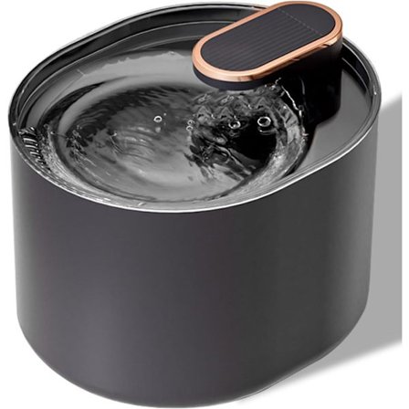 Drikkefontæne til kæledyr, 3L/100oz automatisk drikkemaskine til kæledyr med ultra-støjsvag pumpe, aktivt kulfilter, vandmangel-alarmlys
