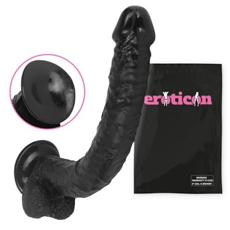Dildo - Erotikon - Mega Realistisk - 40 cm - Silicone - Sugpropp - Unisex