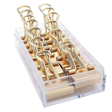 Gold Binder Dovetail Metal Clip Storage Product Binder