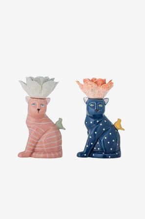 Bloomingville - Eri Ljusstake, set om 2 - Flerfärgad - Ljusstakar & lyktor - Från Homeroom